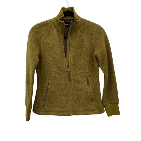 Marmot Jackets & Blazers - Marmot light brown full zip wool blend full zip jacket long sleeve  Size: M